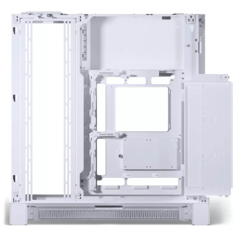 PHANTEKS NV-Series NV9 MK2 PC korpusas, EATX, DRGB, grūdintas stiklas - Baltas + M25 Gen2 PWM D-RGB ventiliatorius 3 vnt. komplektas - Atvirkštinė mentė, 140mm, Baltas + DRGB rinkinys