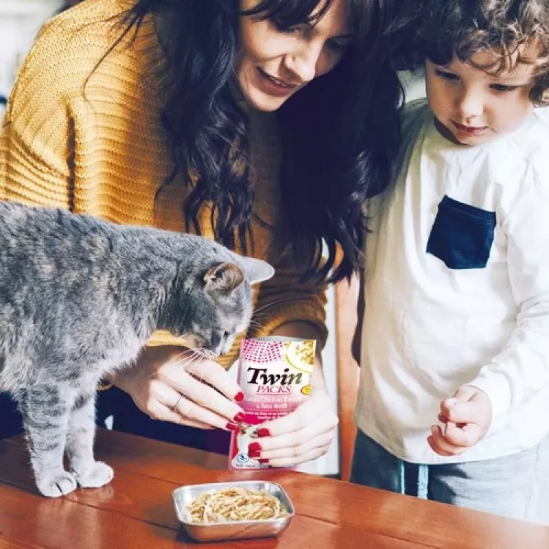 INABA CAT Twin Tuna su Vištiena sultinyje – skanėstas katėms – 2x40g