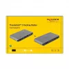 Docking stotelė DeLOCK Thunderbolt 3 8K Dual DisplayPort USB LAN SD Audio PD 3.0