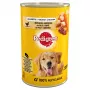 Šlapias šunų ėdalas Pedigree Morka ir Vištiena suaugusiems šunims skardinėje 400 g