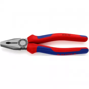 Knipex universalinės replės, 2 komponentų rankenos, 200 mm