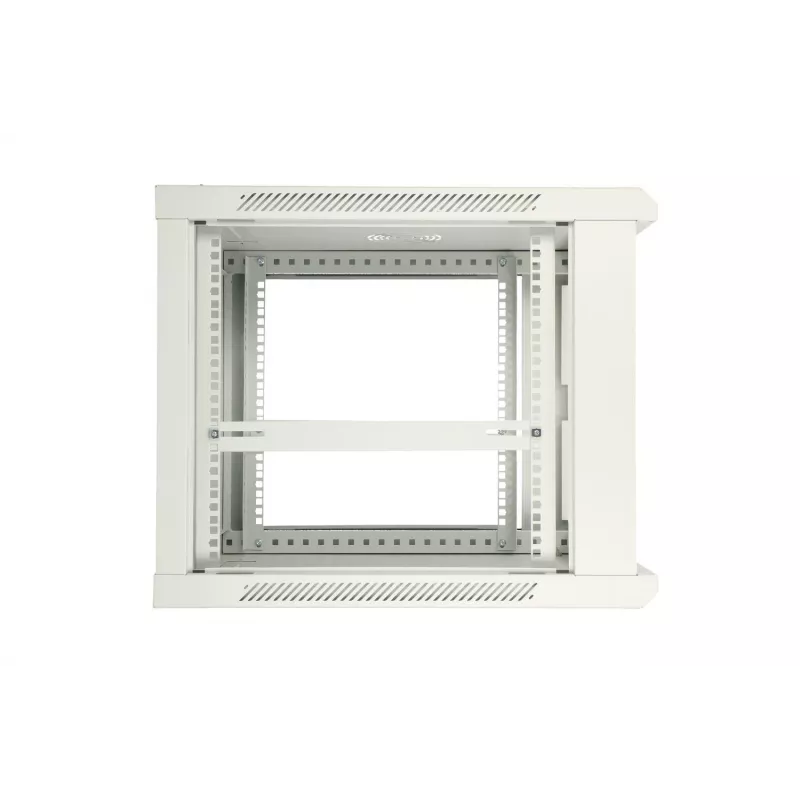 Extralink sieninis 12U 600x450 pilkas spintelės stovas su metalinėmis durelėmis