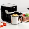 Kepimo skrudintuvas Taurus Air Fry 7S 1600W 6,5L, nerūdijantis plienas, 8 programos, 80–200°C, jutiklinis valdymas