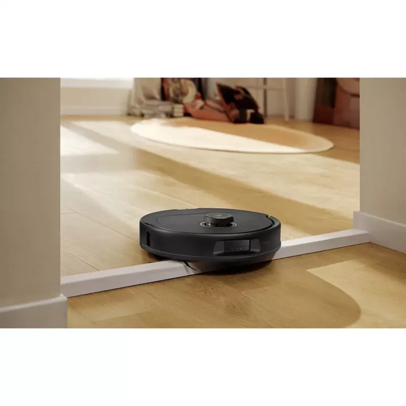 Robotinis dulkių siurblys Roborock Qrevo MaxV — 4200 Pa, 5200 mAh, 180 min veikimo laikas, 0,33 L dulkių talpa, savaiminio išsituštinimo bazė