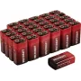 Voltcraft VC-16107990 9 V blokinė baterija, šarminė-manganinė, 550 mAh, 9 V, 30 vnt.
