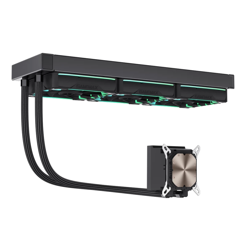 Gamemax HAILSTORM 360 LCD | 360 mm skysčio aušintuvas procesoriui | Juodas