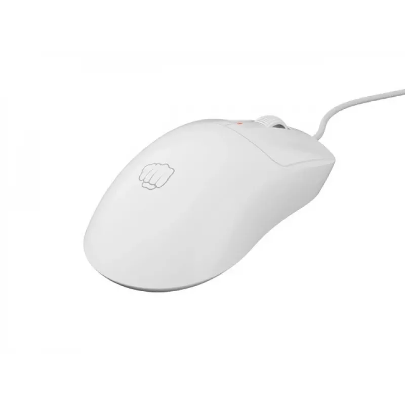Žaidimų pelė Fury Tanto T4 — 12000 DPI, RGB, balta, USB
