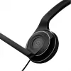 Sennheiser PC 7 USB ausinės su mikrofonu, laidinės, viena ausine, biurui, USB Type-A, juodos