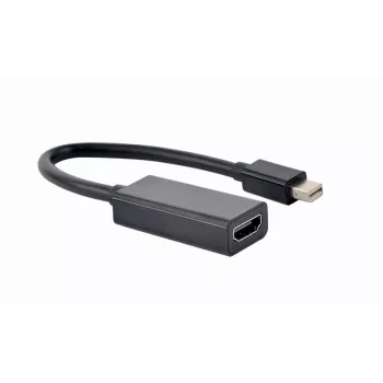 Gembird A-MDPM-HDMIF-02 vaizdo kabelio adapteris Mini DisplayPort į HDMI A tipo (standartinis) juodas