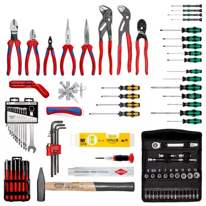 Dėžė įrankiams Knipex Robust45 Move Black