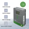 MPPT saulės baterijų įkrovimo valdiklis QOLTEC 10A 12V/24V su LCD ekranu