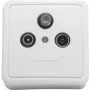 Triax GAD 269 LTE kištukinis lizdas SAT + TV + Radijas Baltas (306269)
