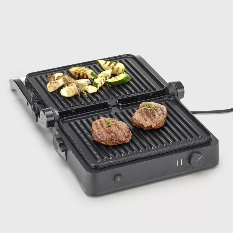 Kontaktinis grilis Severin KG 2398 juodas baltas 1800W 300x220mm
