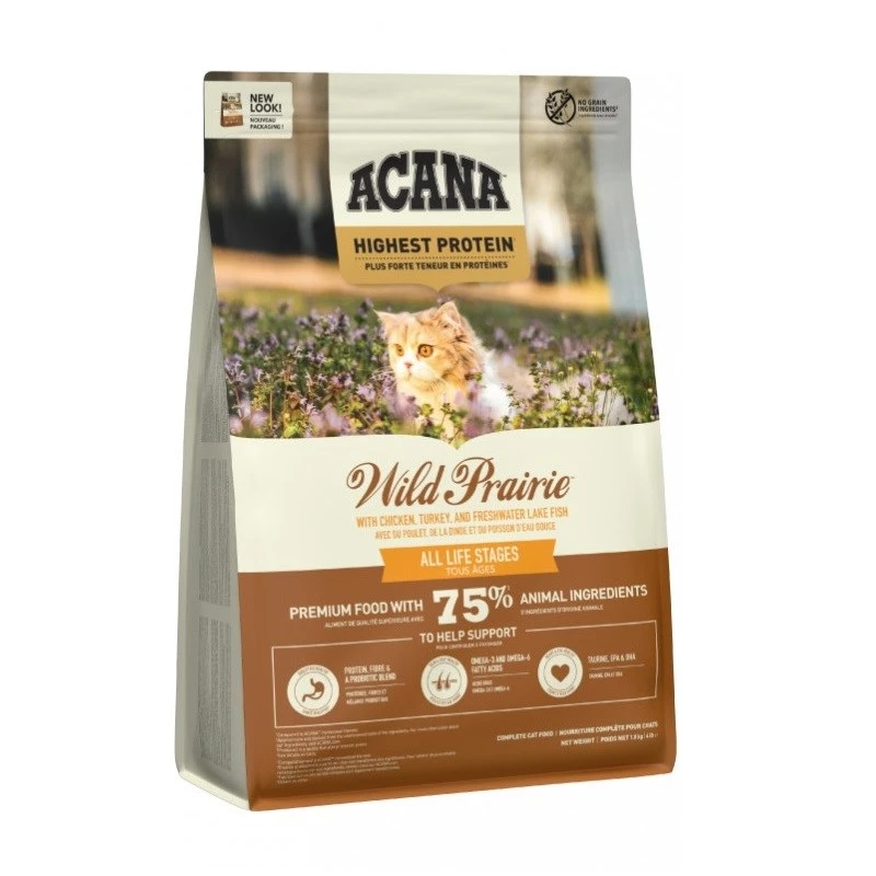 ACANA Wild Prairie Cat – sausas ėdalas katėms, 1,8 kg
