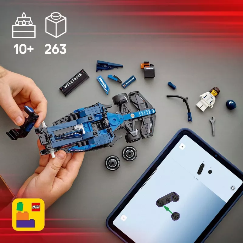LEGO SPEED CHAMPIONS 77249 Williams Racing FW46 F1 lenktyninis automobilis