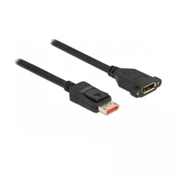 DeLOCK 87098 DisplayPort ilginimo kabelis montavimui į skydą 8K 60 Hz 3 m