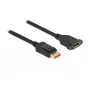 DeLOCK 87098 DisplayPort ilginimo kabelis montavimui į skydą 8K 60 Hz 3 m