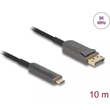 Aktyvus optinis kabelis DELOCK USB-C į DisplayPort 10 m (81605)