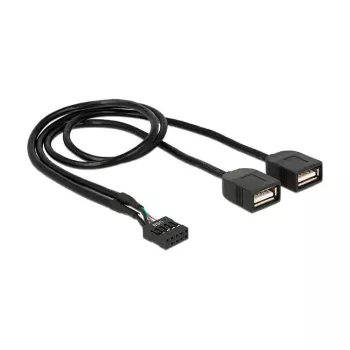 Vidinis ir išorinis USB adapteris – USB (moteriška) į