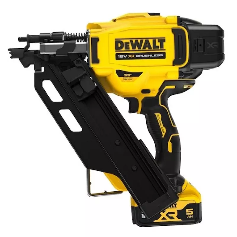 Vinių pistoletas DeWalt DCN930P2-QW belaidis bešepetėlis, 30° kampu