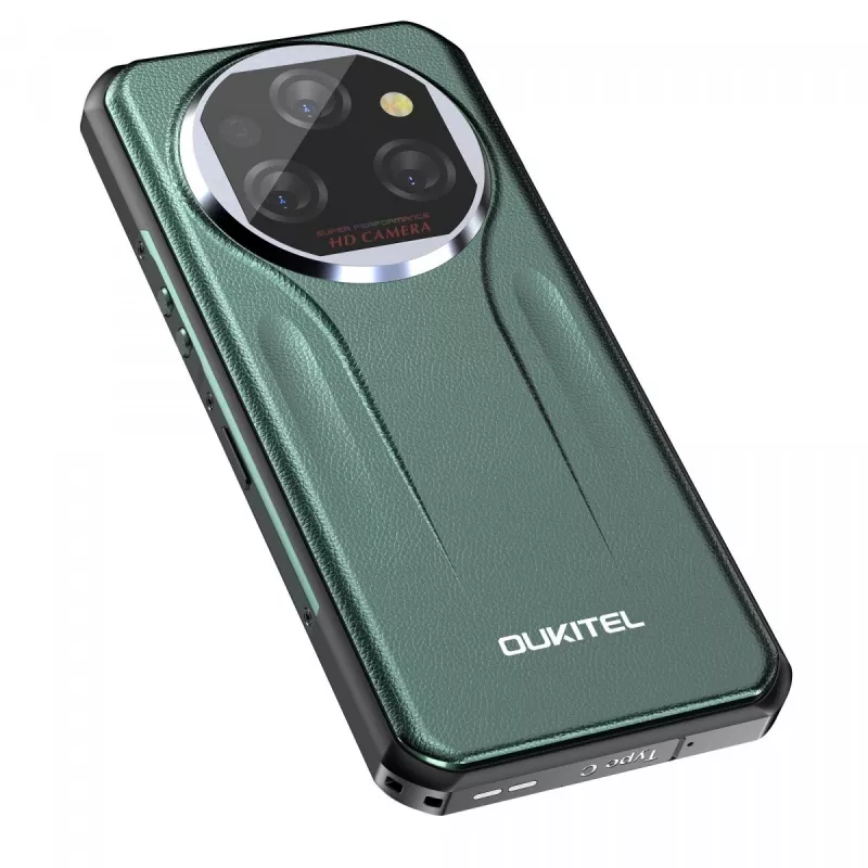 Oukitel WP39 6/256GB 11000mAh DS Žalias – Patvarus išmanusis telefonas