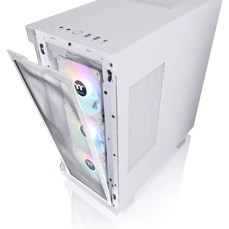 Thermaltake V350 TG ARGB AIR SNOW - Baltas vidutinis bokštas