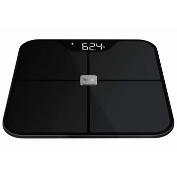 Kūno sudėties svarstyklės iHEALTH Nexus Pro HS2SPRO – belaidės, maksimalus svoris 181 kg, KMI matavimas, juodos spalvos