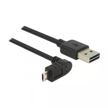 USB laidas DeLOCK 83849 USB 2.0 0,5 m USB A Micro-USB B juodas