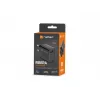 NATEC AC greitasis laidinis sieninis įkroviklis Ribera — 18 W (5–15 V, iki 3 A), 1× USB-A, Huawei FCP/SCP, juodas