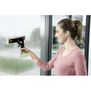 Langų valymo priedas Karcher 2.633-129.0 – 250 ml purškimo butelis, tinka WV 2 Plus, WV 2 Premium, WV 5 Premium