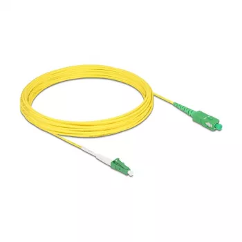 DeLOCK 83876 šviesolaidinis kabelis 10 m LC SC geltonas