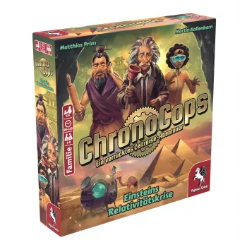 ChronoCops - Einšteino reliatyvumo krizė, stalo žaidimas