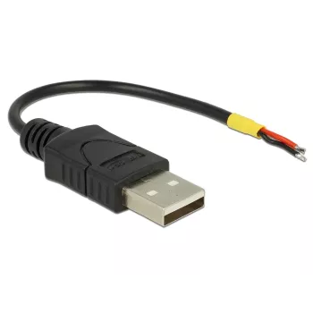USB laidas DeLOCK 85250 USB 2.0 0,1 m juodas