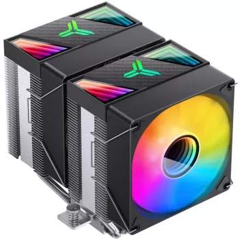 CPU aušintuvas Jonsbo CR-1400 DV2 su 120 mm ventiliatoriumi, juodas