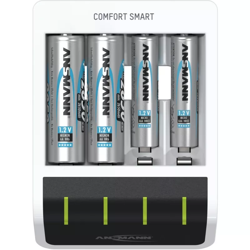 Įkroviklis baterijoms Ansmann Comfort Smart Household USB