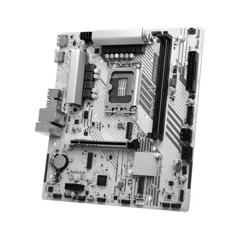 Motininė plokštė ASROCK B760M-X GEN5 mATX LGA1700, 2× DDR5, DisplayPort ir HDMI