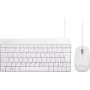 Perixx PERIDUO-212 belaidis klaviatūros ir pelės rinkinys USB Vokiečių Baltas (PERIDUO-212 DE W)