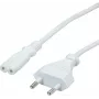 Value 19.99.2091 Maitinimo laidas baltas 3 m CEE7/16 IEC 320 (19.99.2091)