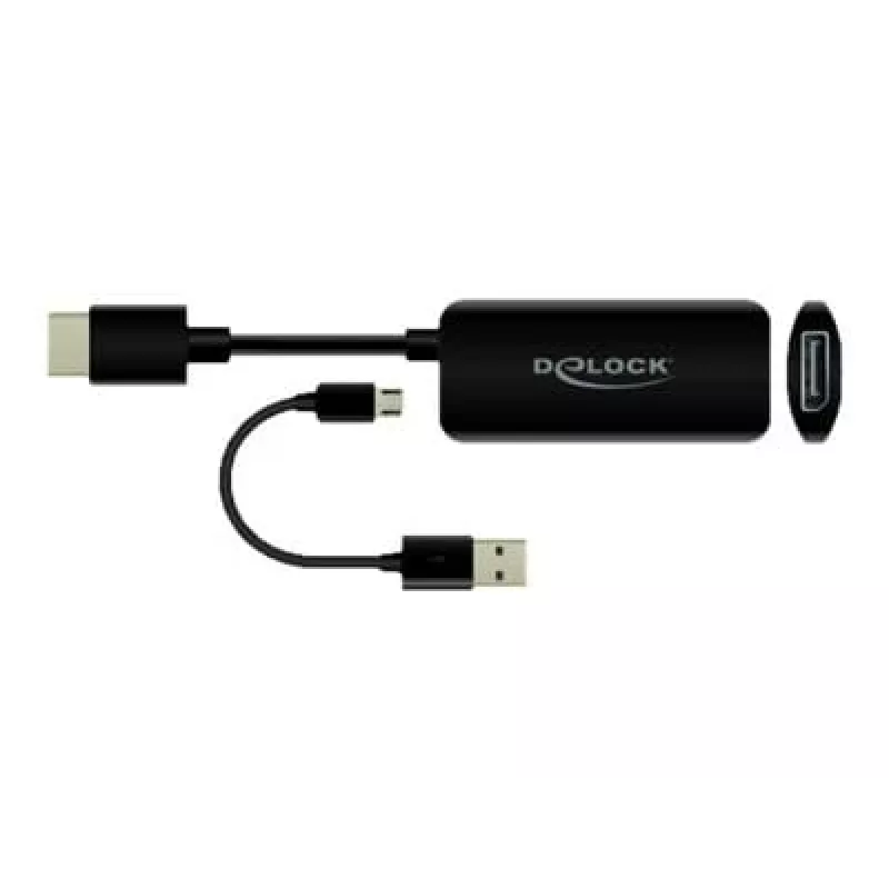 Adapteris HDMI-A (vyriškas) į DisplayPort (moteriškas) 4K 60 Hz DeLOCK 63206