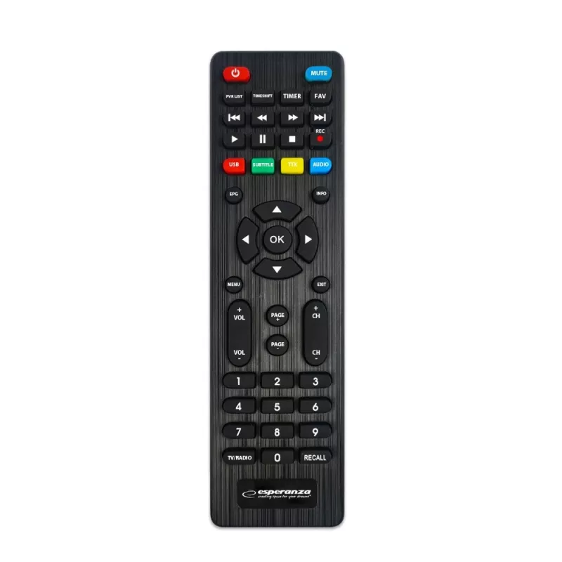 Esperanza EV108R TV priedėlis kabelinis juodas