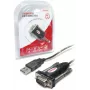 UNITEK Y-105 serijinis kabelis juodas 1,5 m USB Type-A DB-9