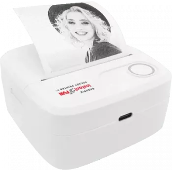 Kišeninis spausdintuvas EASYPIX InstantFUN P1 – kompaktiškas „Bluetooth“ nuotraukų spausdintuvas, nešiojamas momentinis spausdinimas