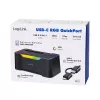 LogiLink Quickport USB 3.2 1 prievado HDD dokavimo stotelė 2,5/3,5 SATA (QP0035)