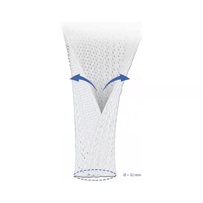 Pintas vamzdelis DeLOCK 20820 10 m x 32 mm baltas