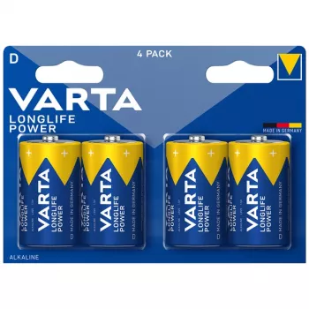 Varta 4920 LONGLIFE Power Mono D 1,5V – šarminė D dydžio baterija