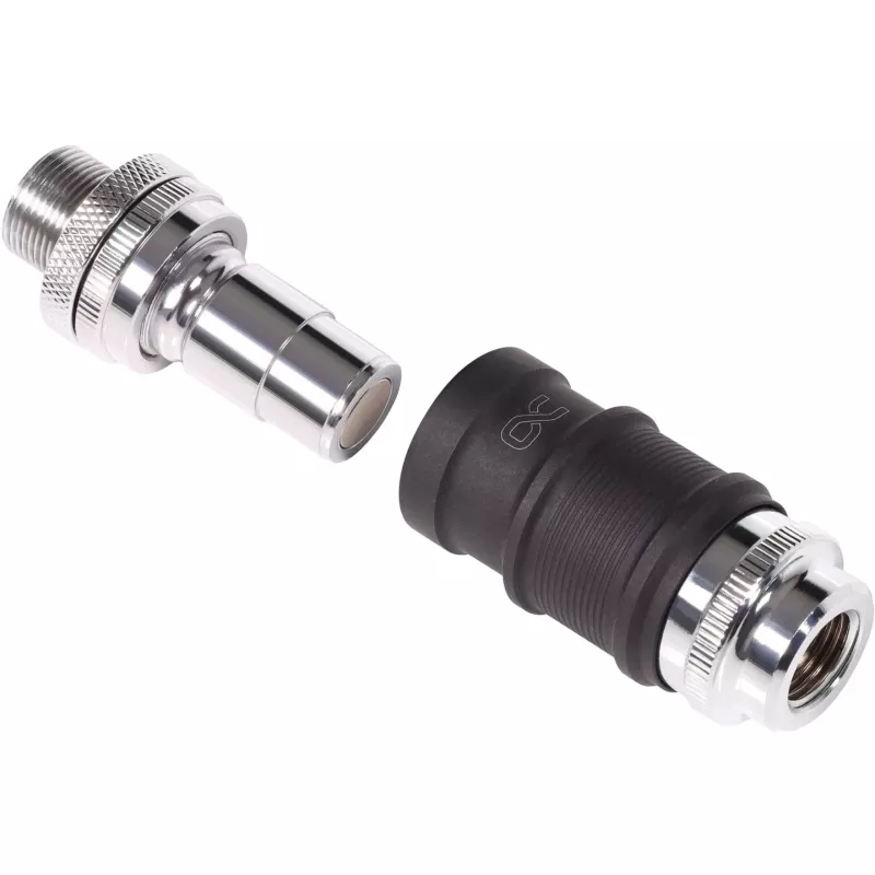 Alphacool Quick Disconnect Set BLH1A IG-IG su Schott jungtimi – greito atjungimo movų pora G½/G1/4 sriegiams