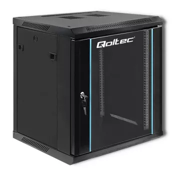 19 colių stelažo spinta QOLTEC 54467, 12U, 600x635x600 mm