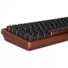 Klaviatūra Sharkoon SGK50 S2, USB, QWERTZ, vokiška, medžio apdaila