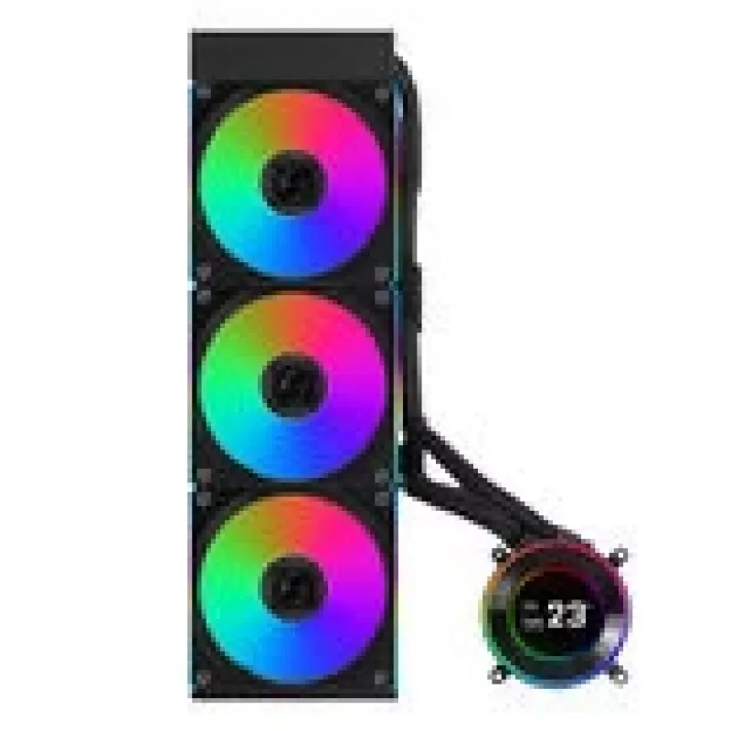 Lian Li GA II Hydroshift II LCD-C 360CL procesoriaus skystinis aušintuvas 12 cm juodas 1 vnt.