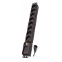 Lestar IEC maitinimo juosta, 8 lizdai, 19 inch stelažas, 3 m LZRM 810 BW G-A K. CZ 3,0m IEC32